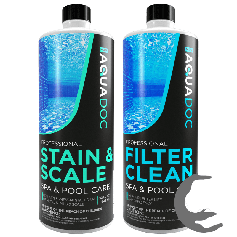 Pool Filter Clean & Stain and Scale Combo by AquaDoc