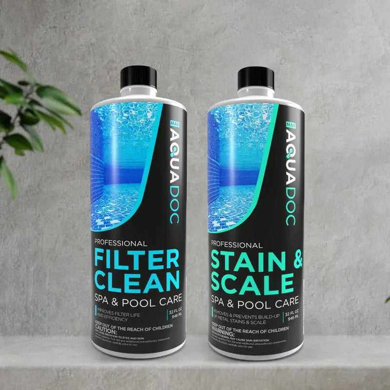 Pool Filter Clean & Stain and Scale Combo by AquaDoc