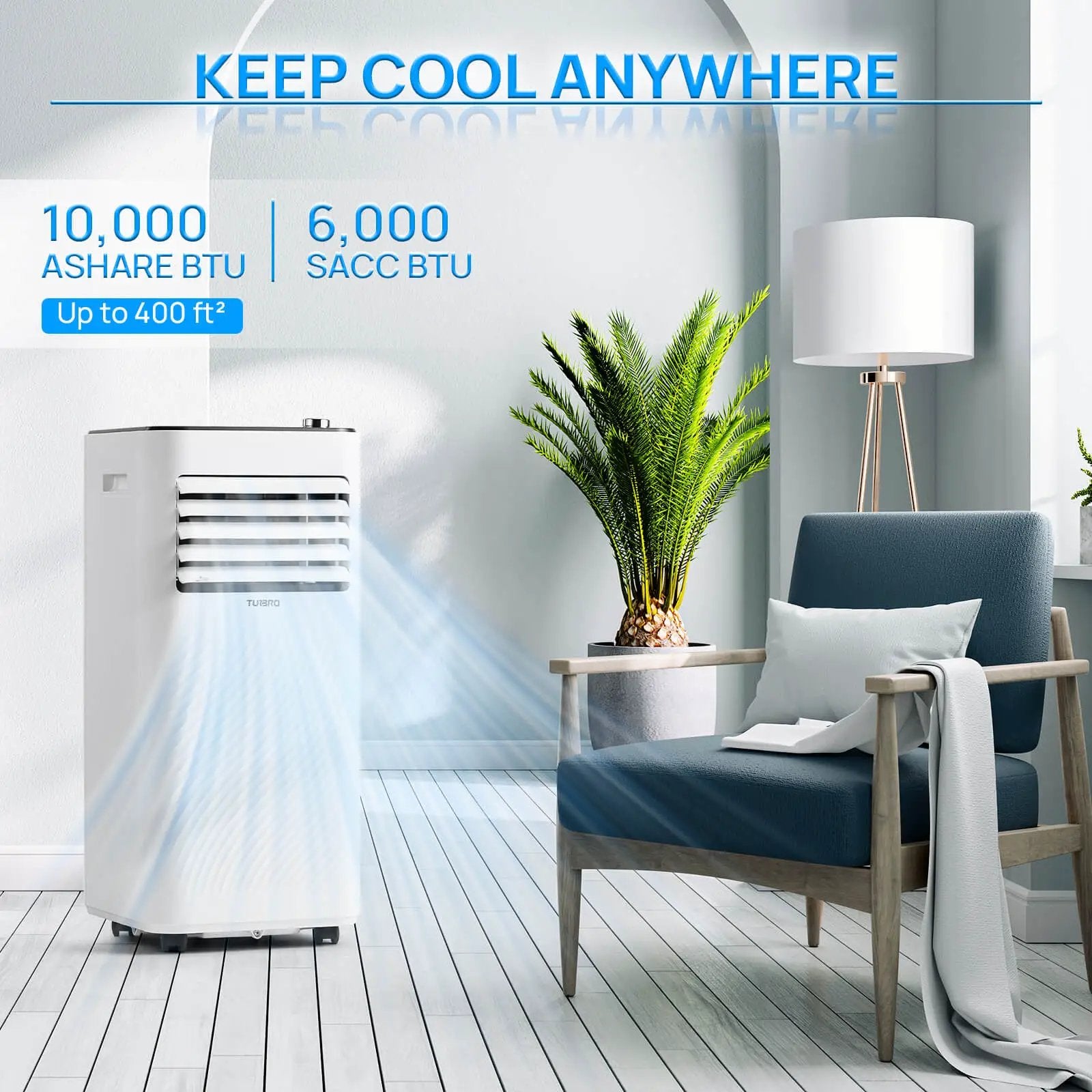 Finnmark 10,000 BTU Portable Air Conditioner by TURBRO