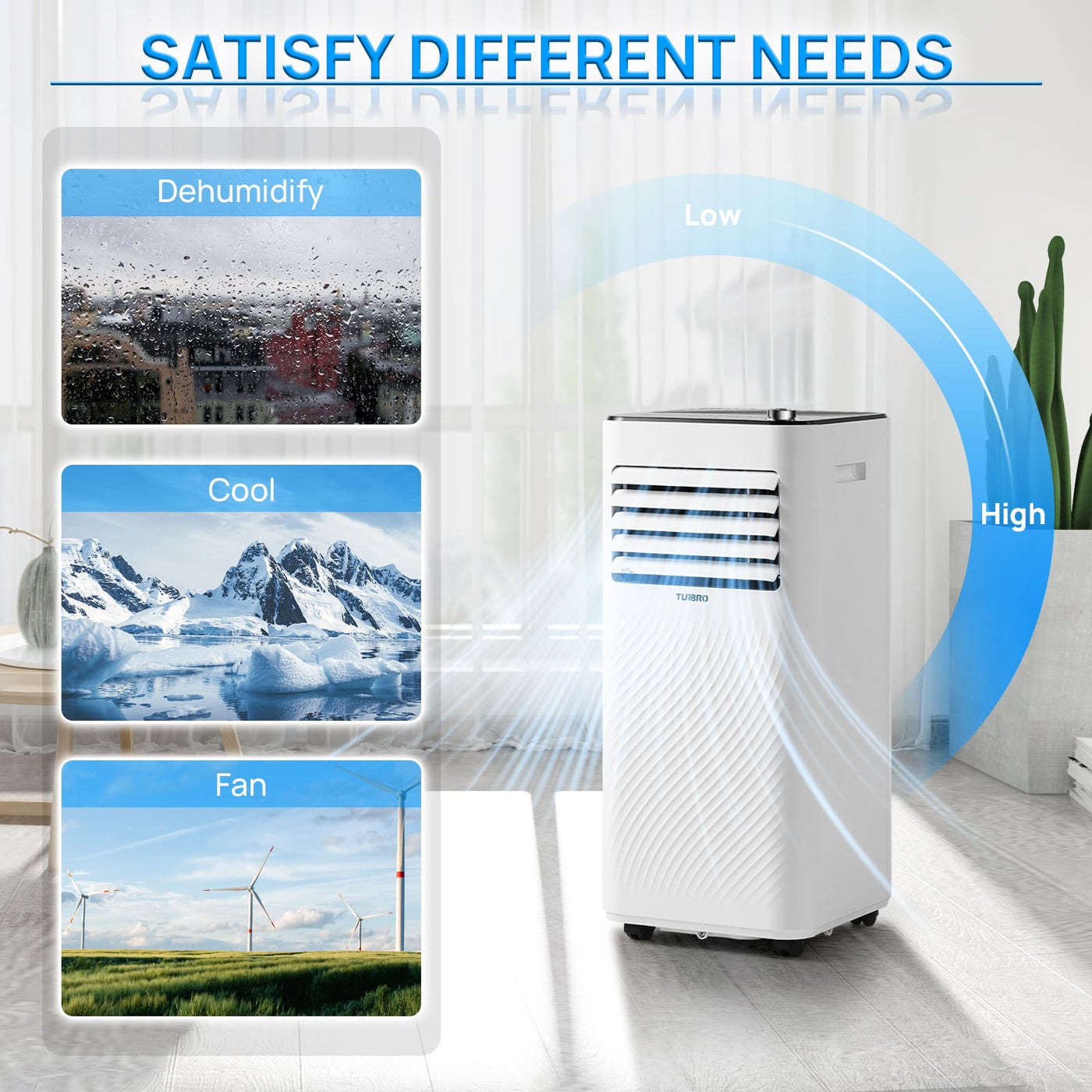 Finnmark 10,000 BTU Portable Air Conditioner by TURBRO