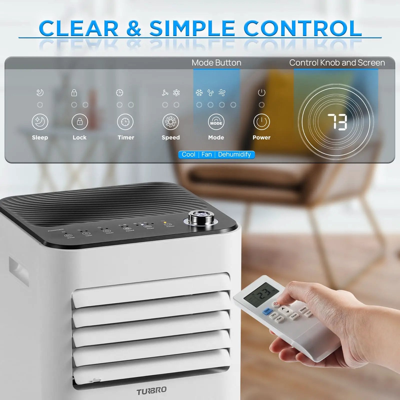 Finnmark 8,000 BTU Portable Air Conditioner by TURBRO
