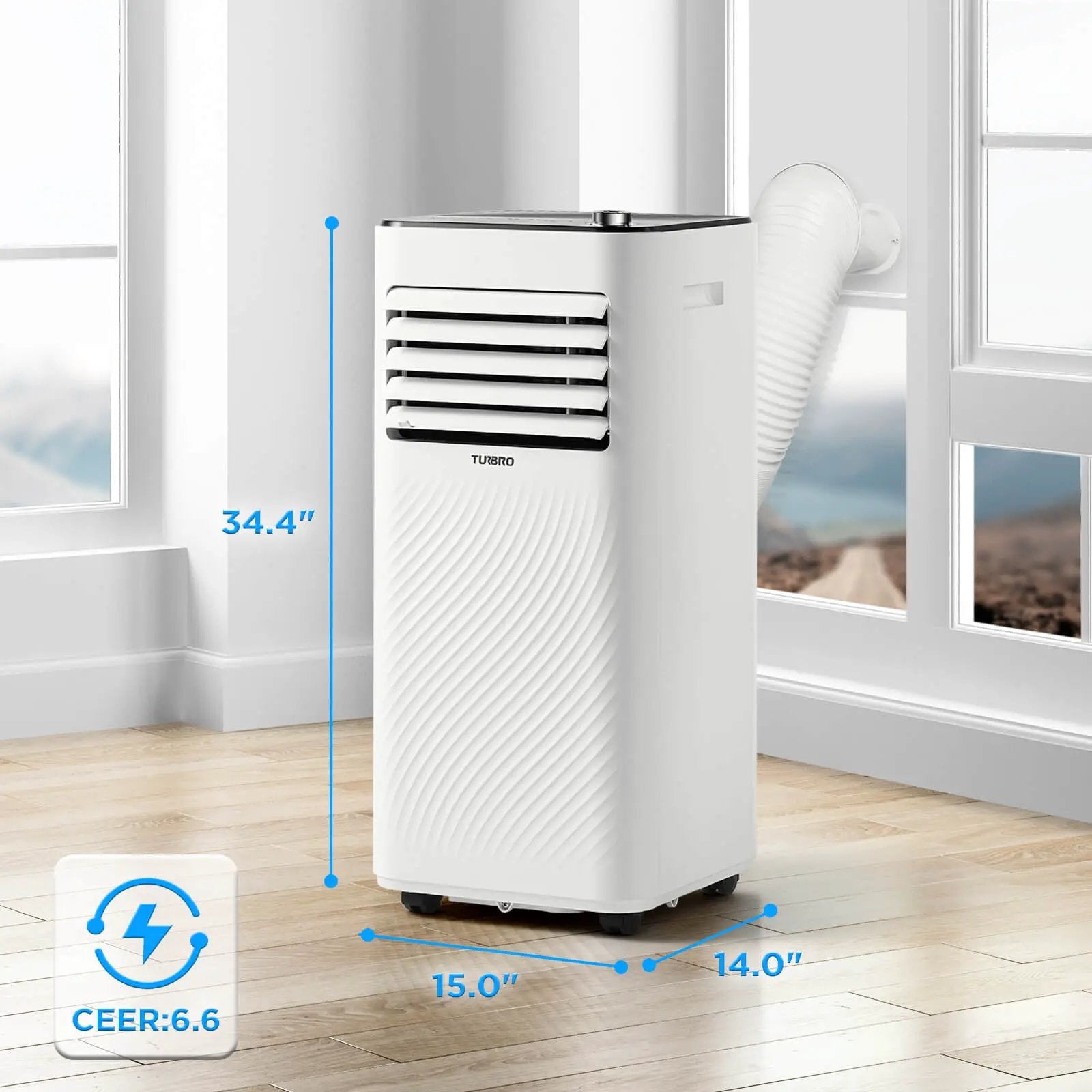 Finnmark 10,000 BTU Portable Air Conditioner by TURBRO