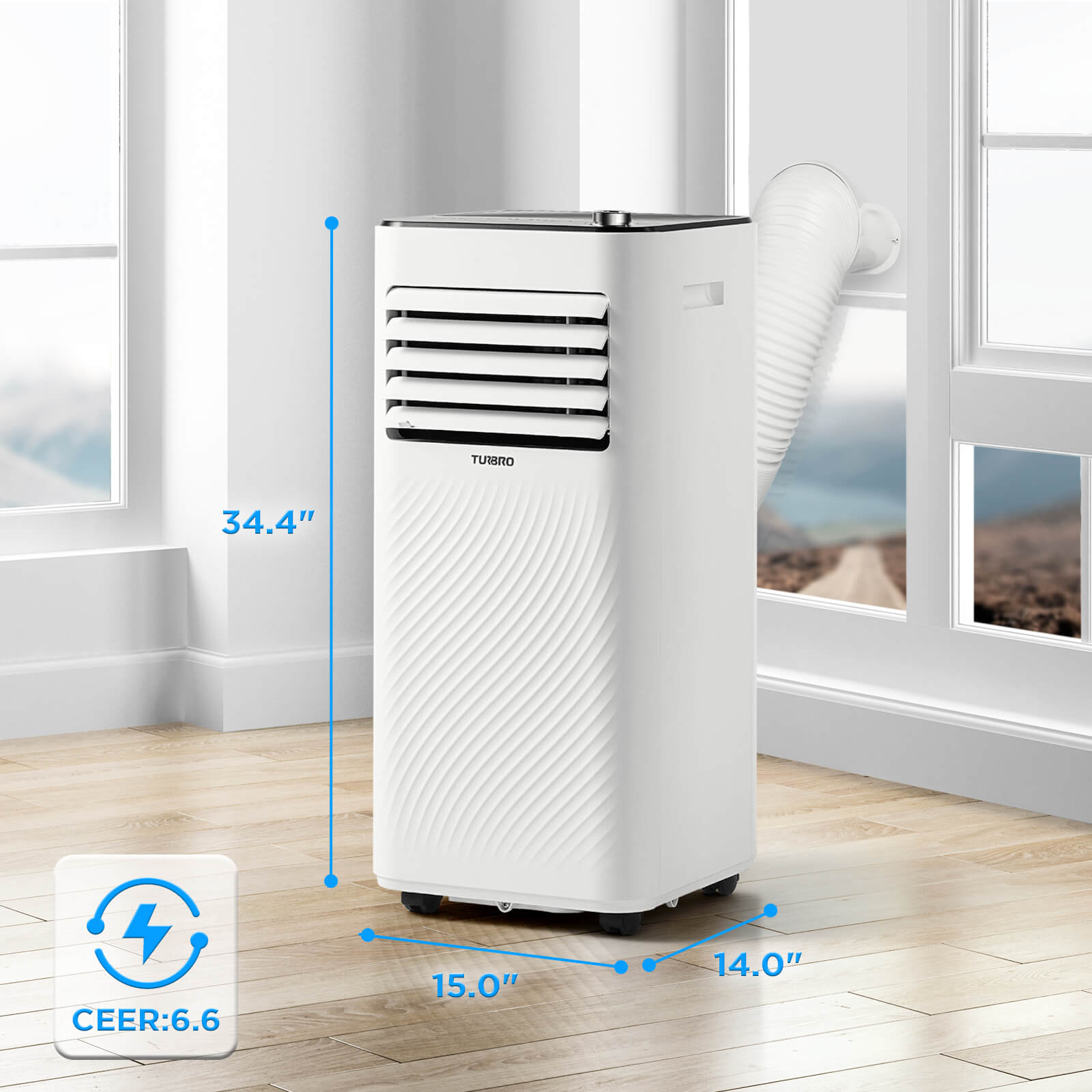 Finnmark 8,000 BTU Portable Air Conditioner by TURBRO