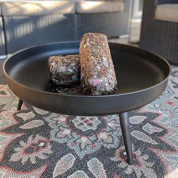 Raised Metal Fire Pit Bowl by Decor Steals