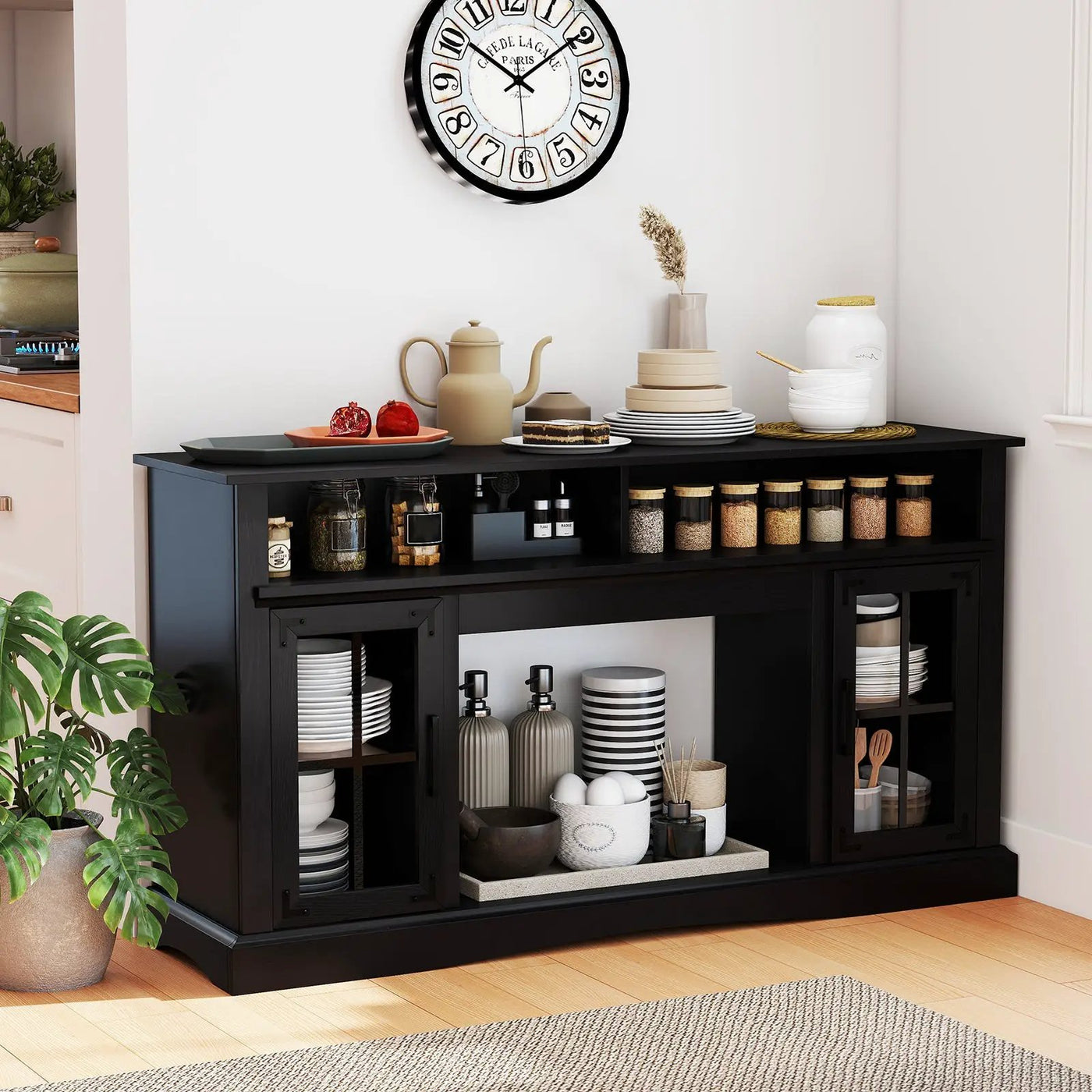 TV Stand with LED Lights and Remote Control by DirectDeals