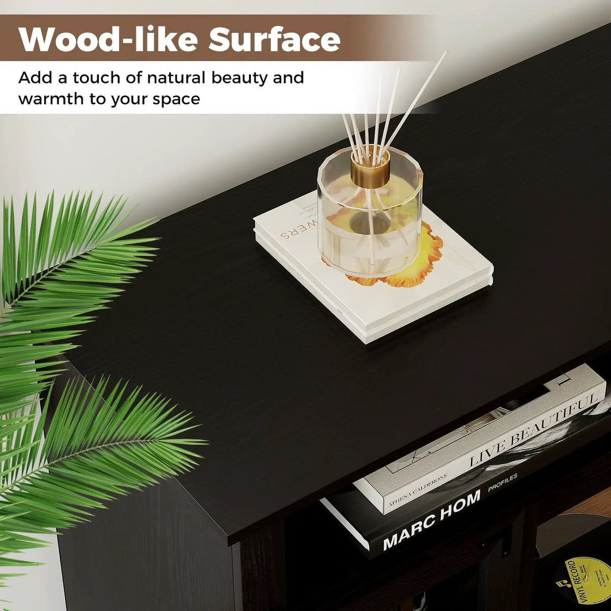 TV Stand with LED Lights and Remote Control by DirectDeals