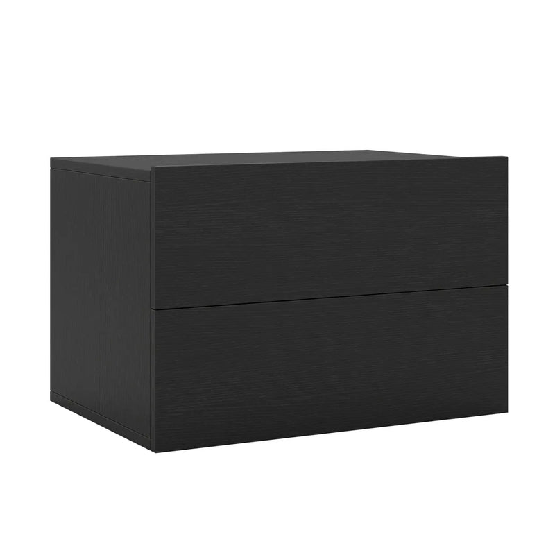 Wall Mounted Floating Nightstand with 2 Drawers by DirectDeals