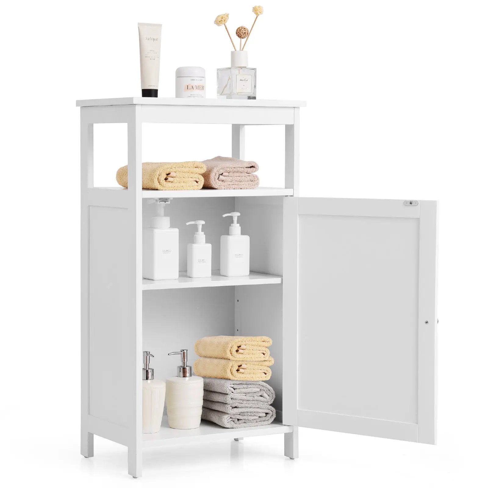 Floor Cabinet Multifunction Storage Rack Organizer Stand by DirectDeals