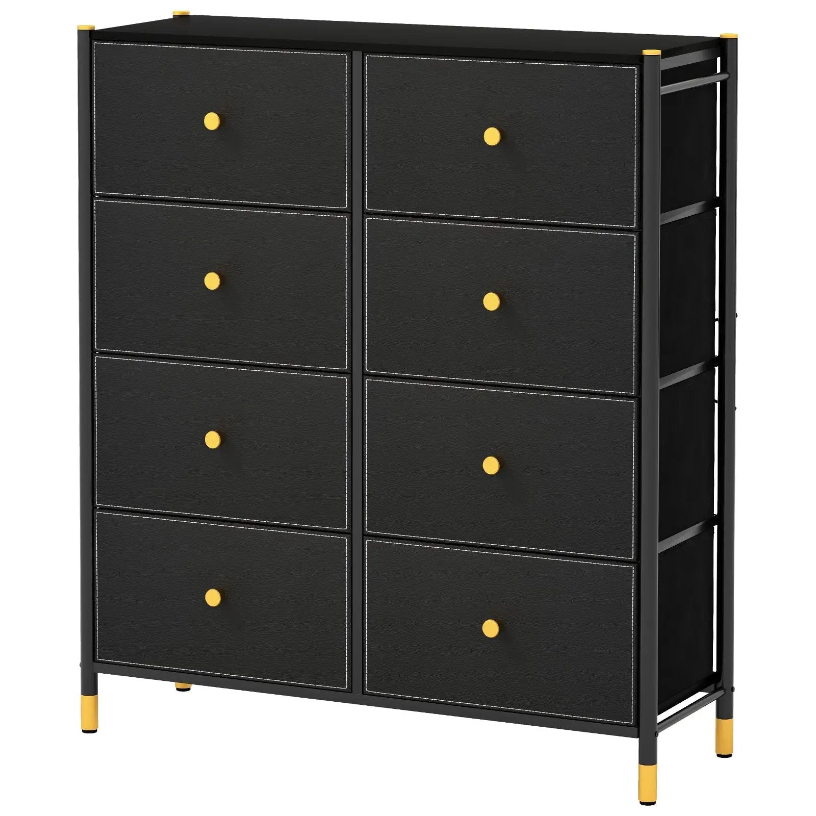 8-Drawer Fabric Dresser with Metal Frame and Storage Bins by DirectDeals