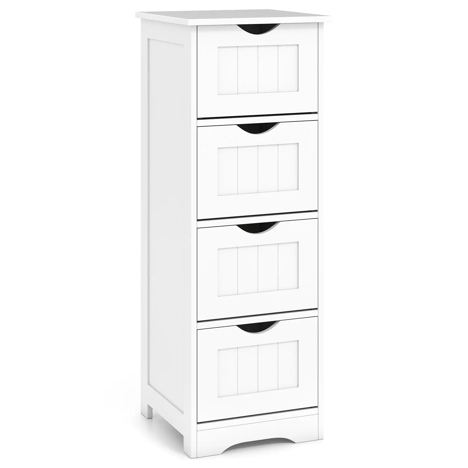 4-Drawer Freestanding Floor Cabinet with Anti-Toppling Device by DirectDeals