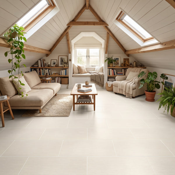 Focus Glacier Matte Fabric Look Porcelain Tiles 12x24