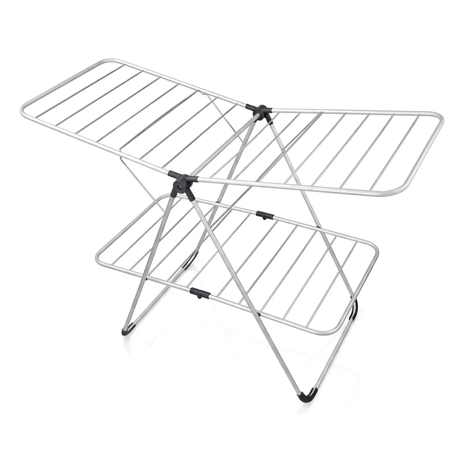 Foldable 2-Tier Clothes Drying Rack Heavy by DirectDeals