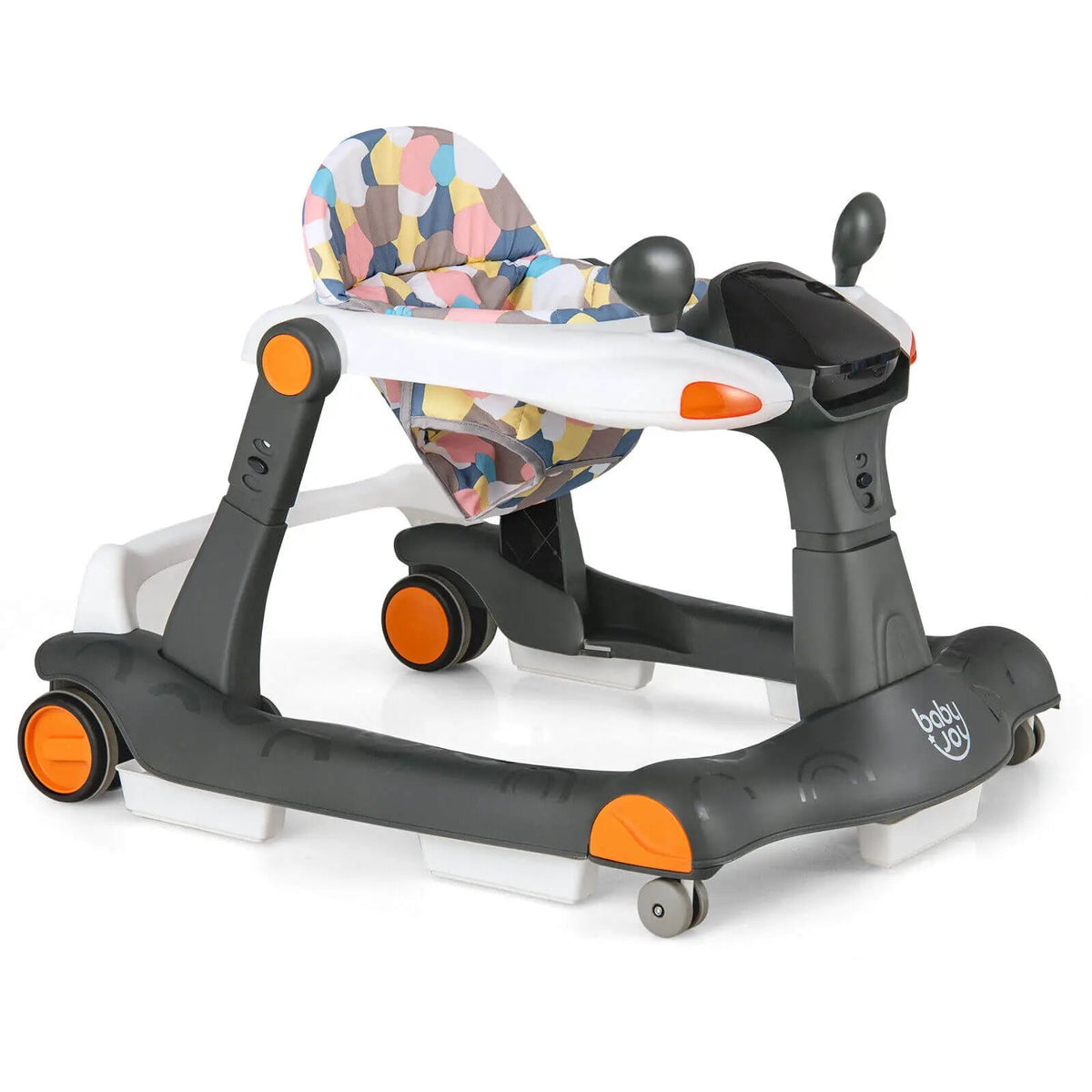 2-in-1 Foldable Activity Push Walker with Adjustable Height by DirectDeals