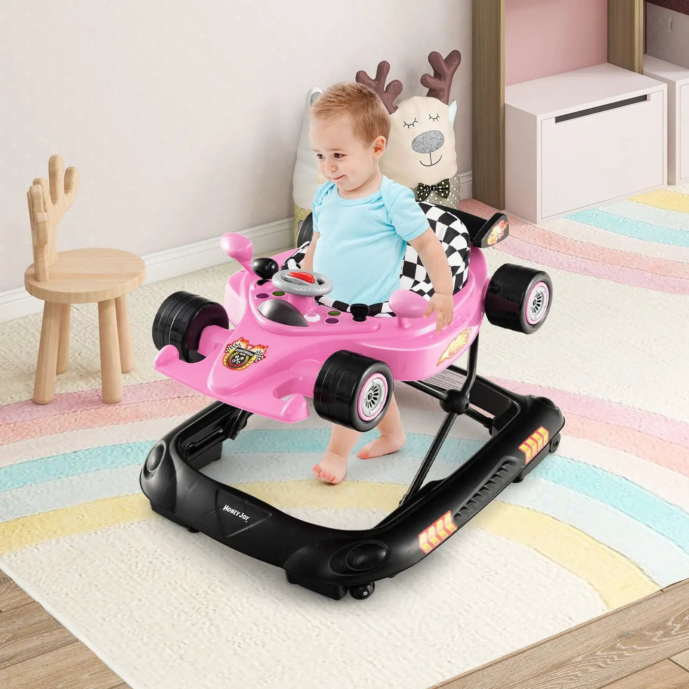 Convertible Baby Walker with 3 Adjustable Height Settings by DirectDeals
