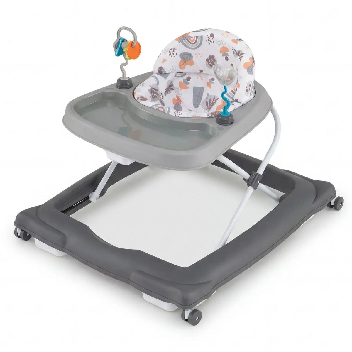 Foldable Baby Walker with Removable Seat and Adjustable Height for 6-12 Months by DirectDeals