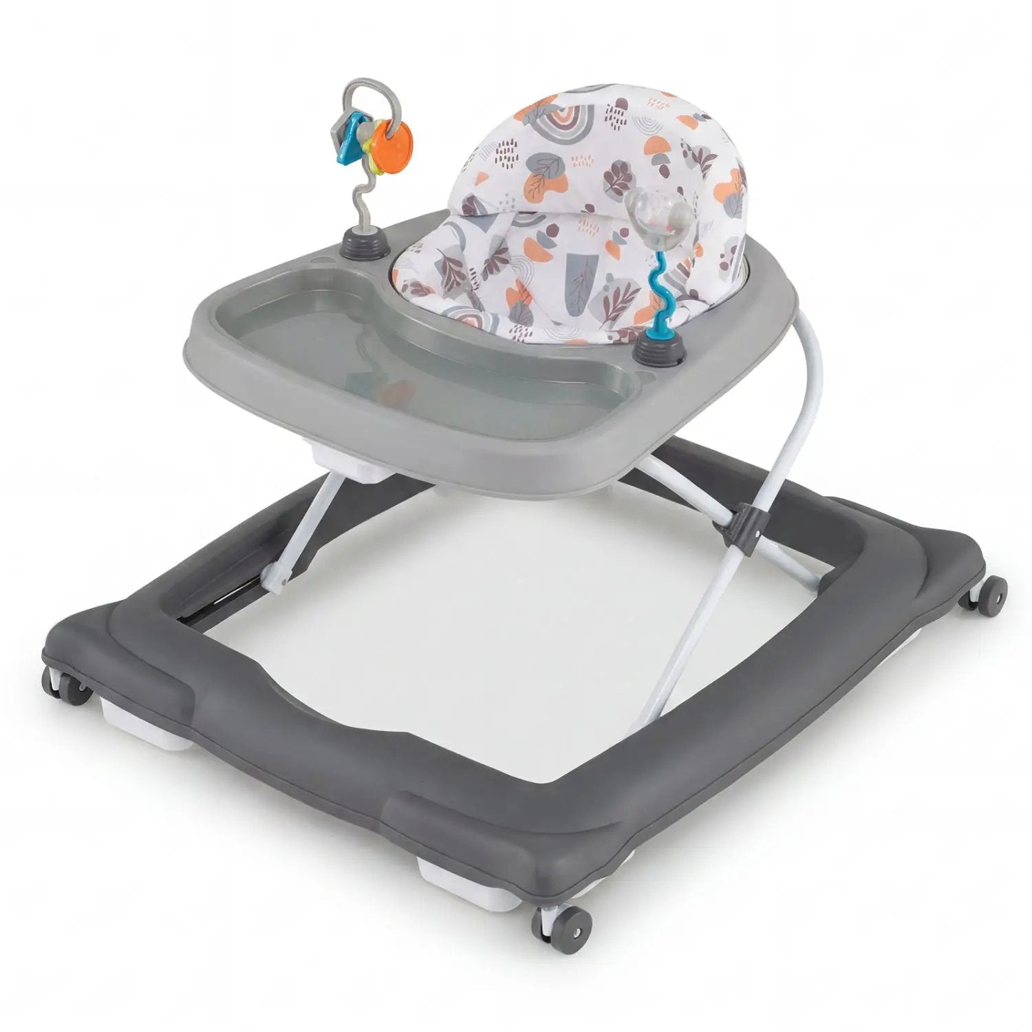 Foldable Baby Walker with Removable Seat and Adjustable Height for 6-12 Months by DirectDeals