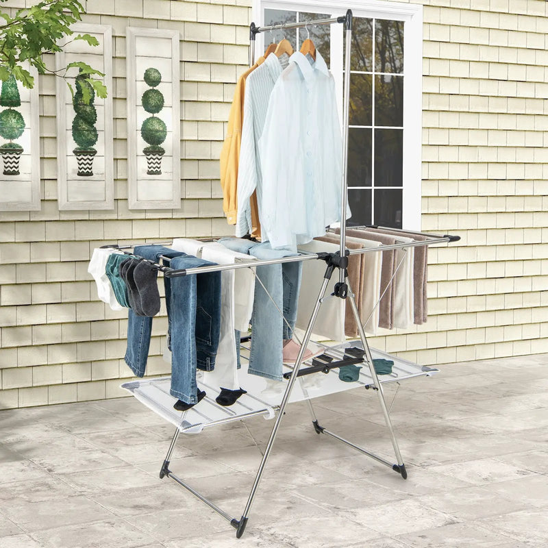 Double Camping Chair with Cup Holders Glass Racks and Mesh Pockets by DirectDeals