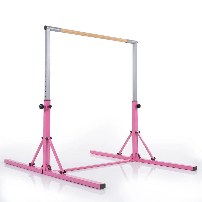 Adjustable Gymnastics Bar for Kids Ages 3+ (35.5-59 Inch) by DirectDeals