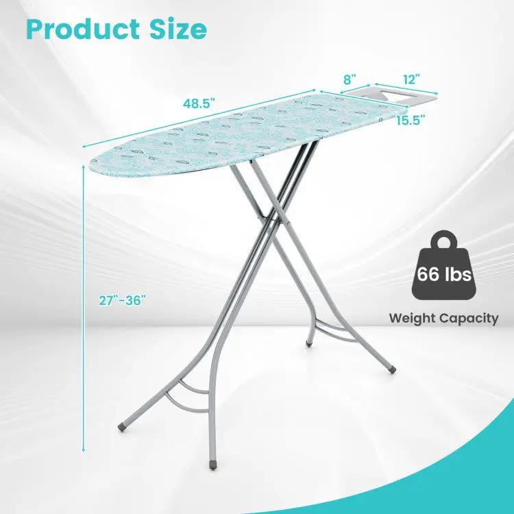 Foldable Ironing Board with Iron Rest and Adjustable Height by DirectDeals