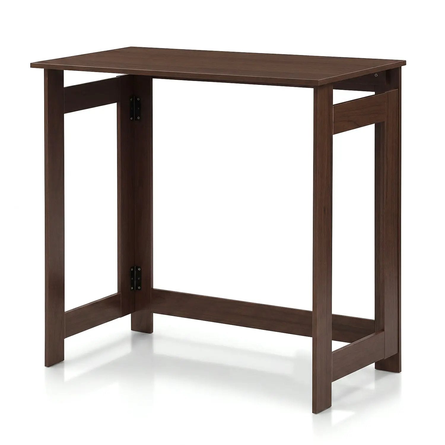 Folding Console Table with Space-Saving Design by DirectDeals