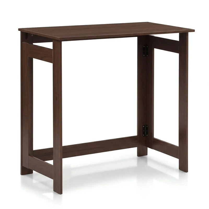 Folding Console Table with Space-Saving Design by DirectDeals