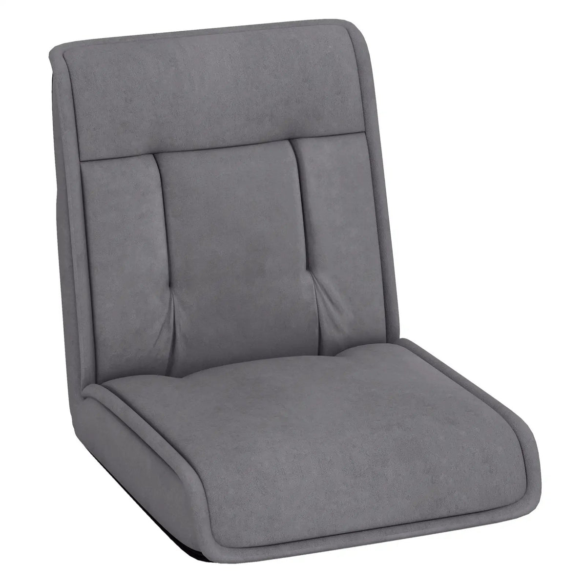Folding Floor Chair Convertible Lazy Chair with 14-Poistion Adjustable Backrest by DirectDeals