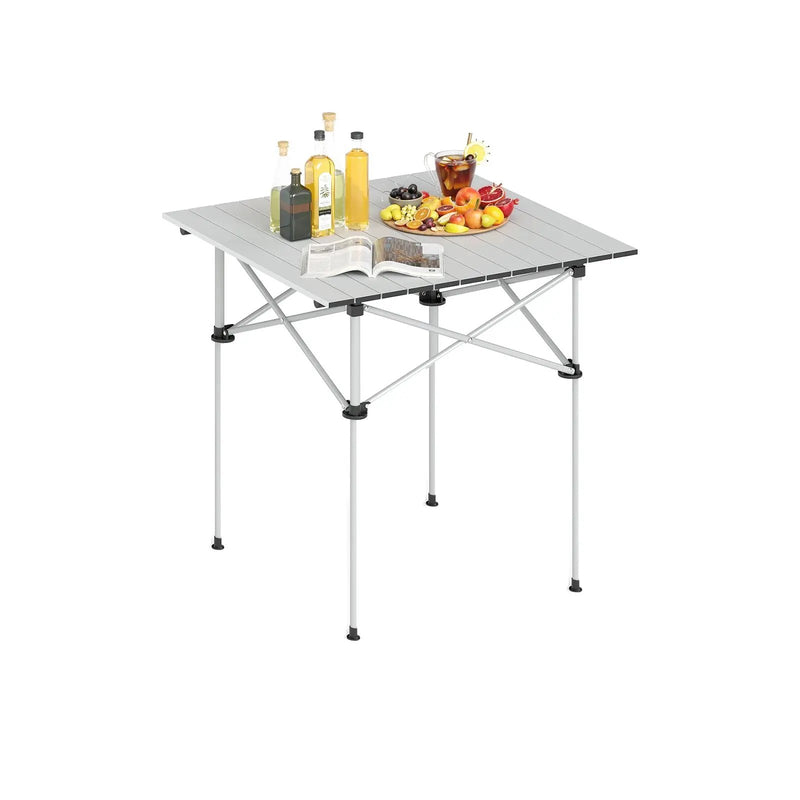 Folding Roll-up Camping Table with Metal Legs by DirectDeals
