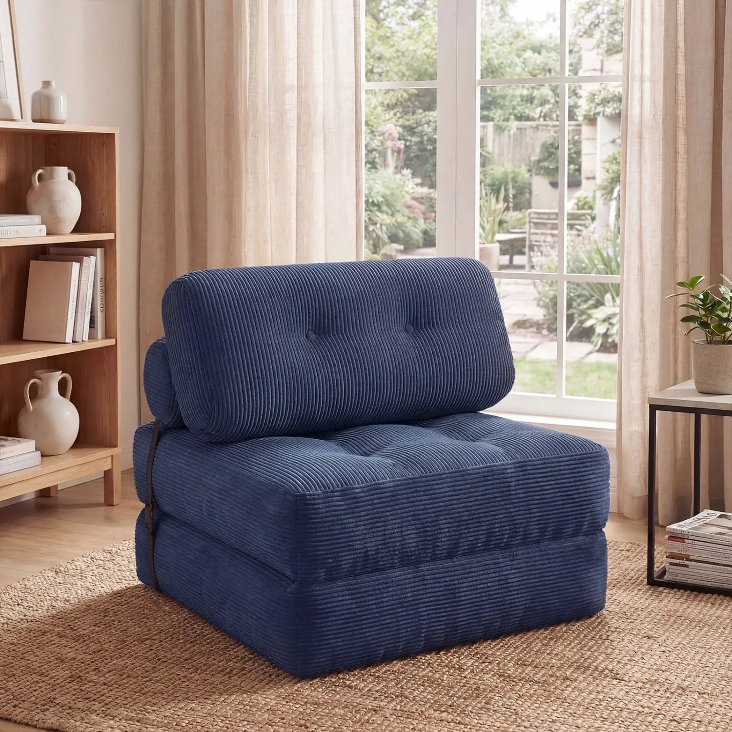 Folding Sofa Bed with Pillow and Back Support for Living Room by DirectDeals