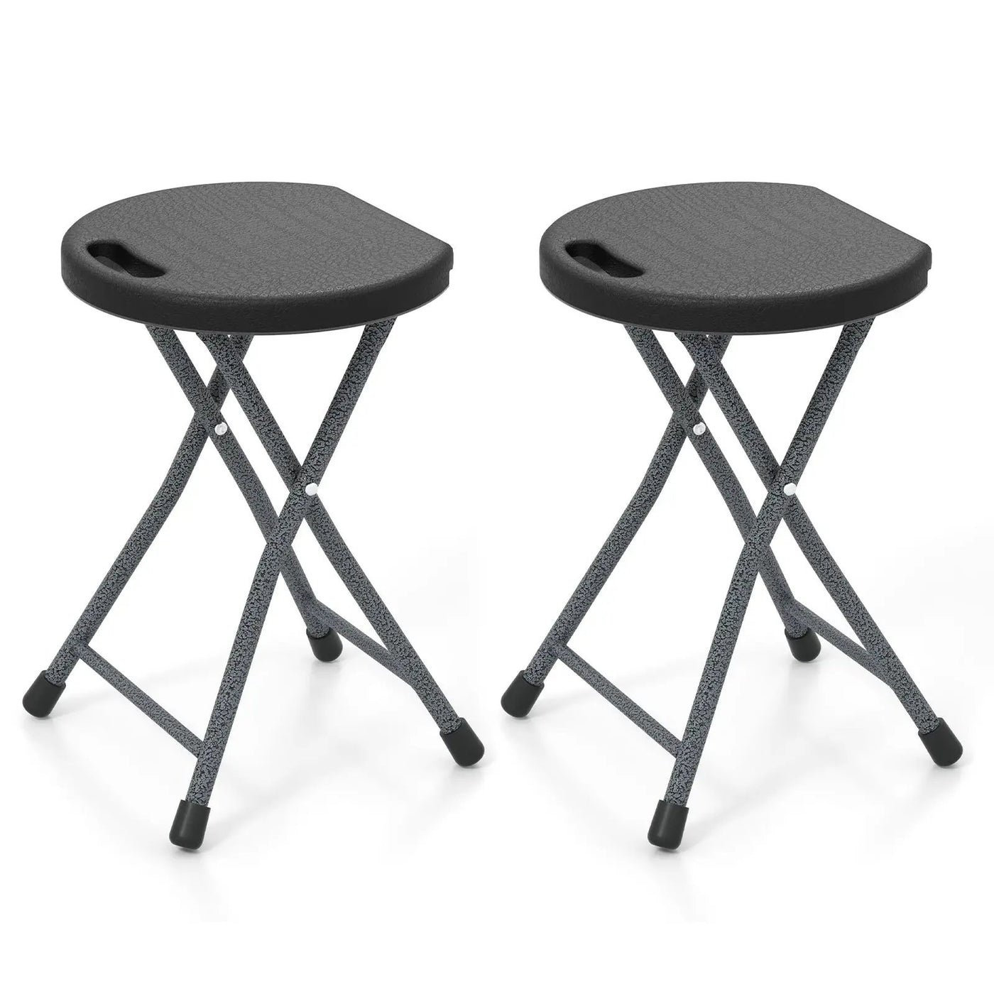 Folding Stool with Built-in Handle for Adults by DirectDeals