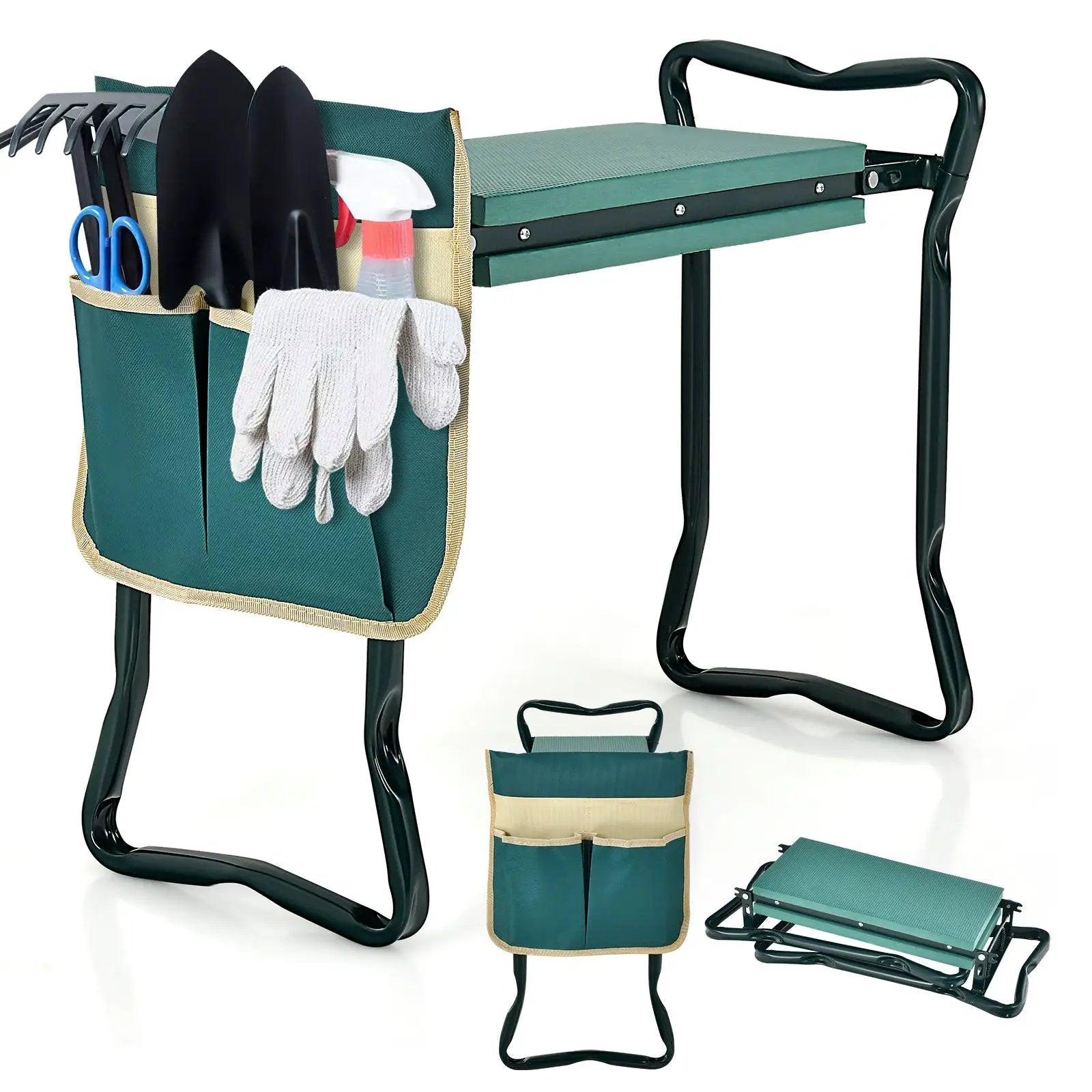 Folding Sturdy Garden Kneeler Pad and Cushion Seat by DirectDeals