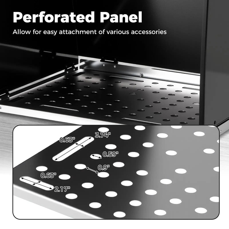 Folding Welding Table Accessories for Workbench Desktop with Perforated Panel by DirectDeals