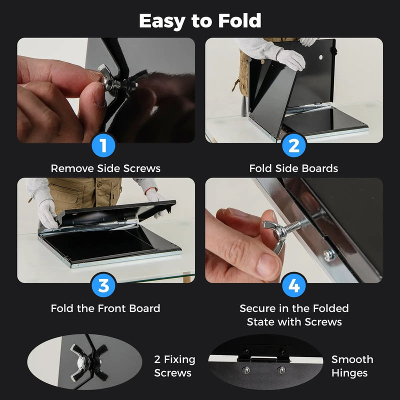 Folding Welding Table Accessories for Workbench Desktop with Perforated Panel by DirectDeals