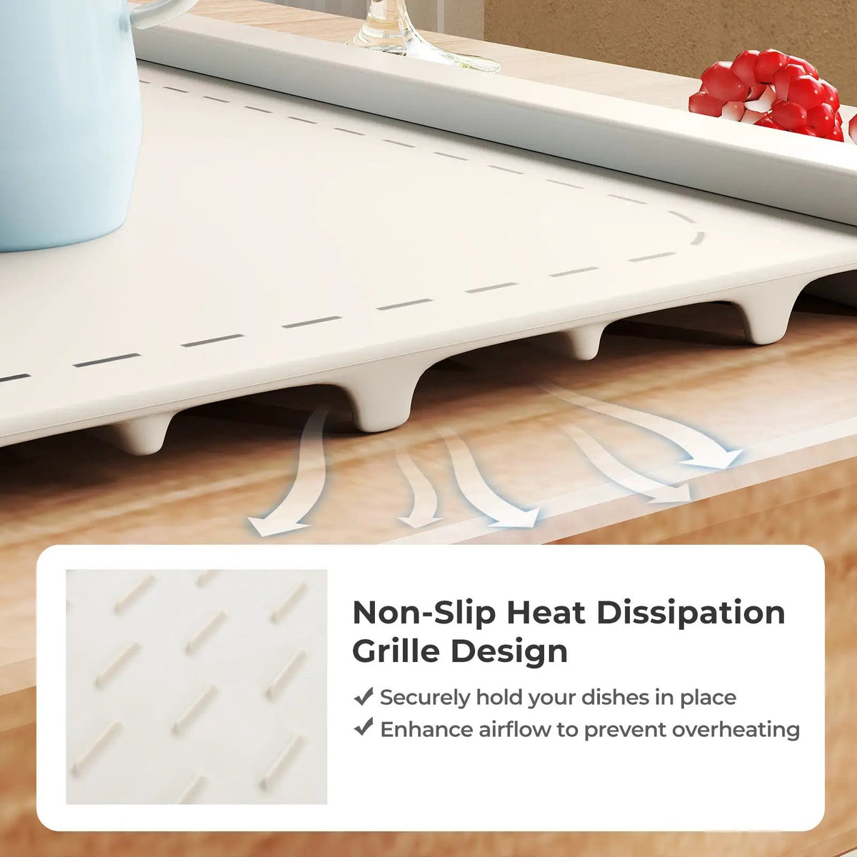 Food Warming Mat Rollable and Portable Electric Warming Tray with Fasting Heating by DirectDeals