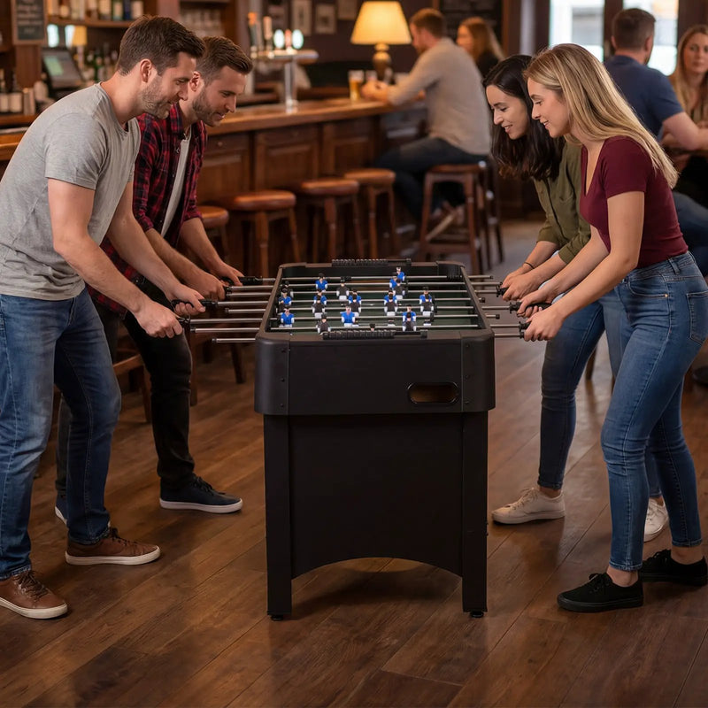 Foosball Table Competition Full Size Soccer Game Table with 22 Players by DirectDeals