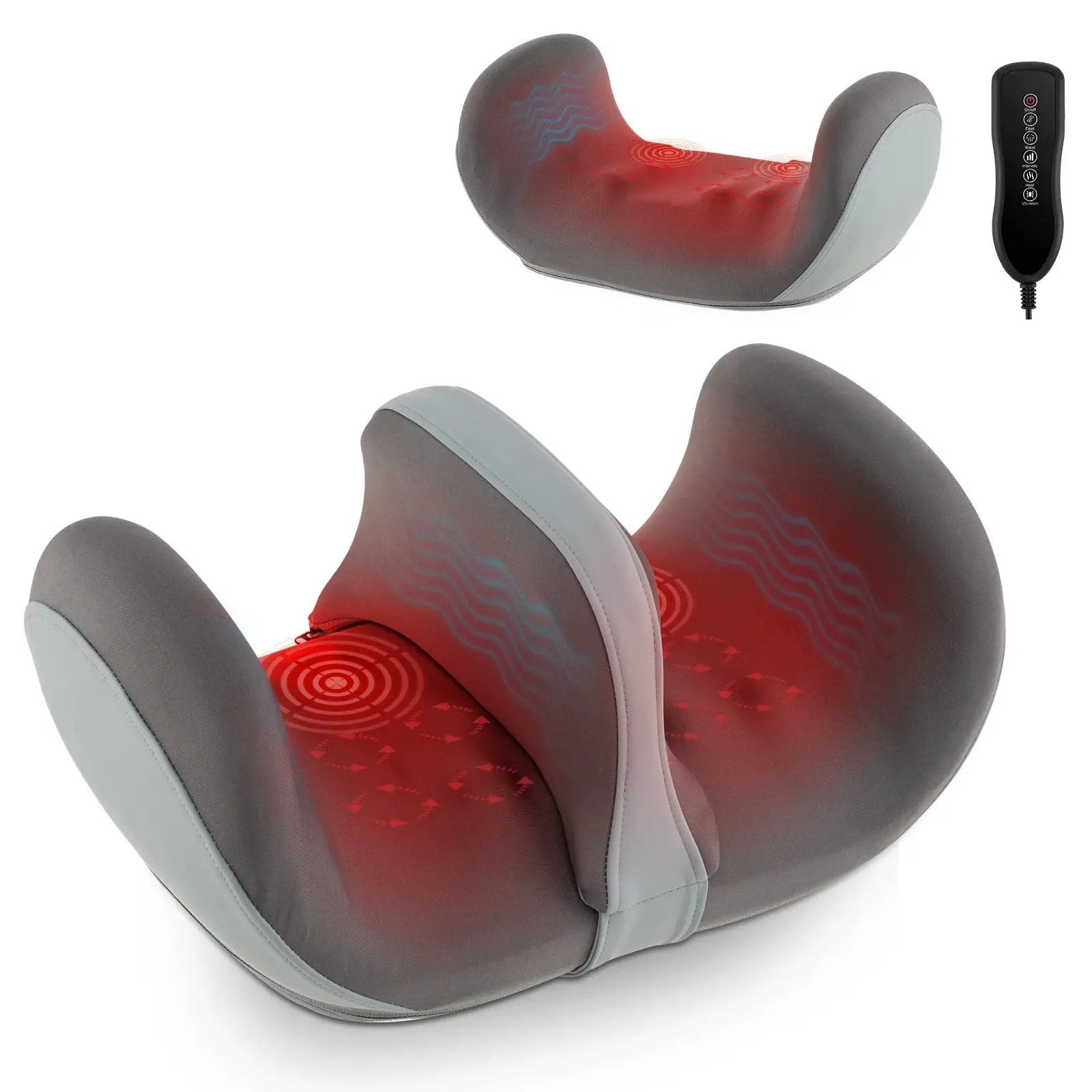 Foot and Calf Massager with Heat Gift for Women Men Mom Dad-Gray by DirectDeals