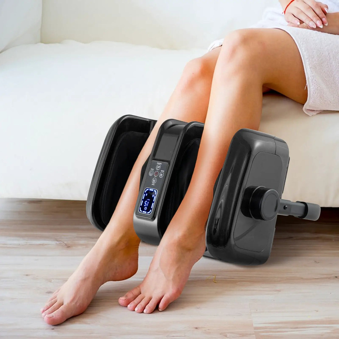 Foot and Calf Massager with Heat Shiatsu Deep Kneading Rolling Smart Electric Leg Massager by DirectDeals