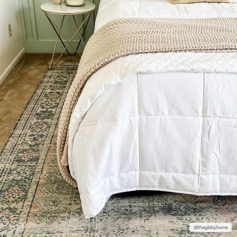 Foraker Sage Green Cotton Rug by Boutique Rugs