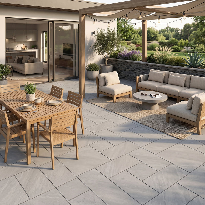 Fossil Snow Matte Pattern Porcelain Pavers