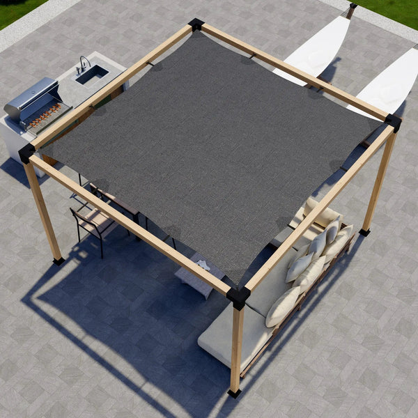DIY Pergola Kit for a Freestanding Pergola With Canopy - Any Size Up to 12' x 12'