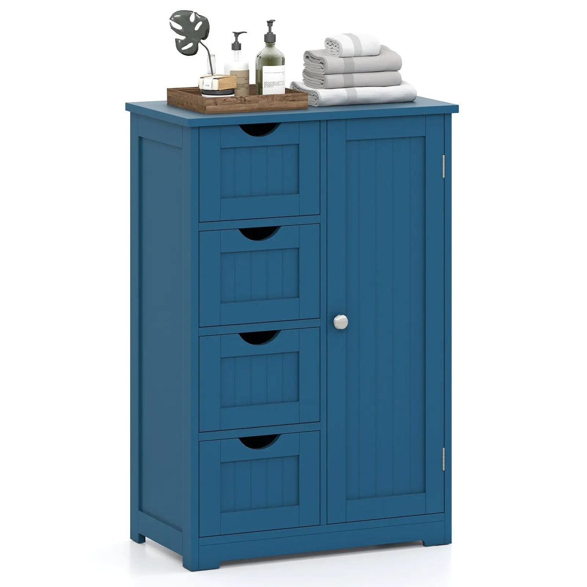 Standing Indoor Wooden Cabinet with 4 Drawers by DirectDeals