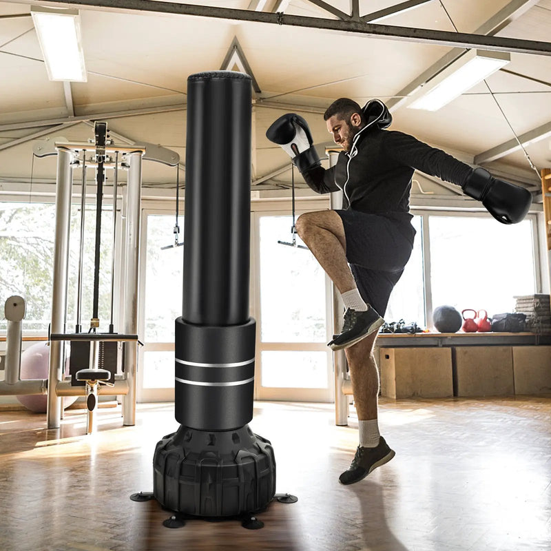 Freestanding Punching Bag 71 Inch Boxing Bag with 25 Suction Cups Gloves and Filling Base by DirectDeals