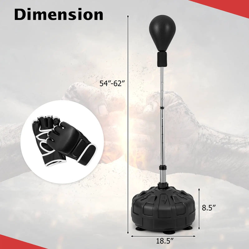 Freestanding Reflex Punching Bag for Adults by DirectDeals