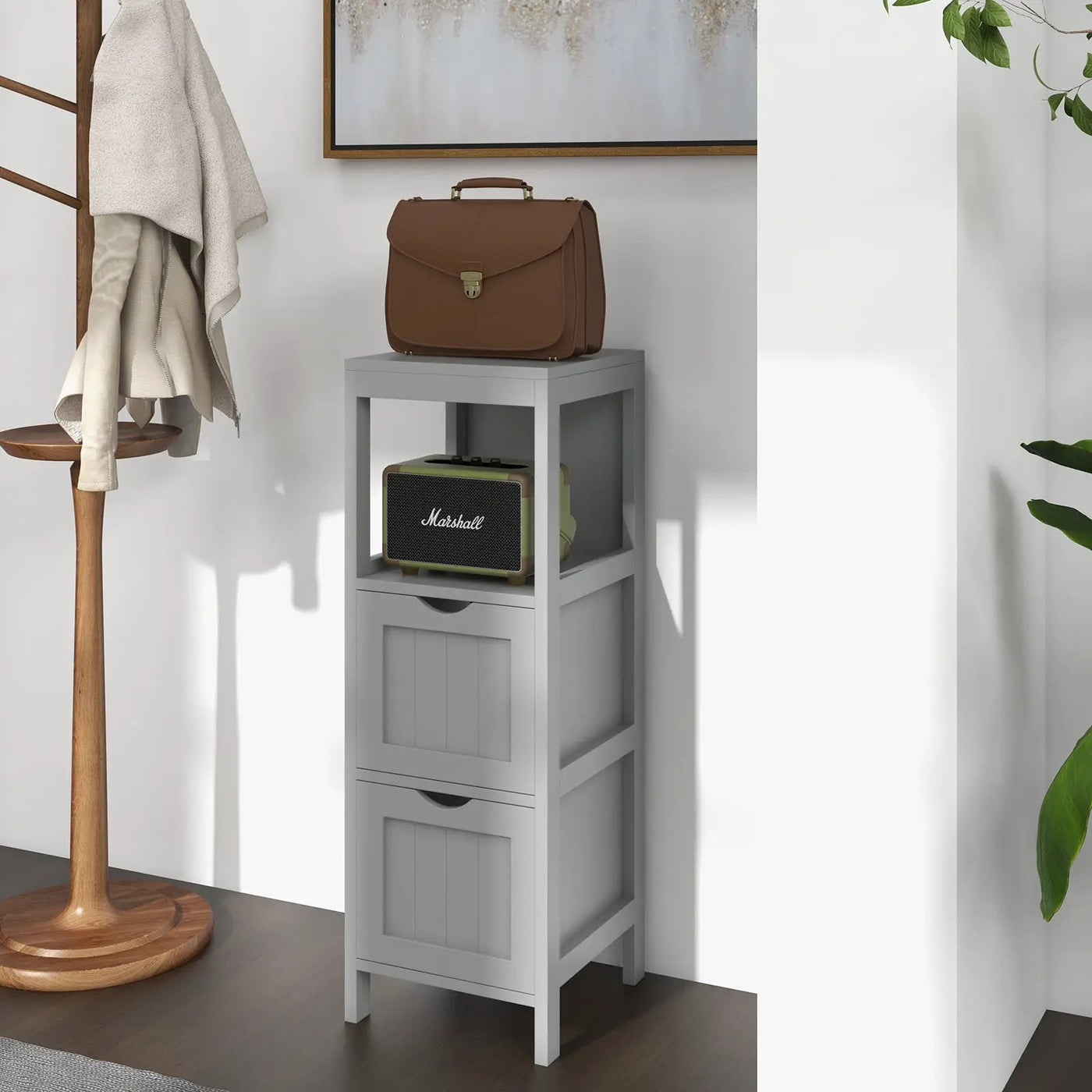 Freestanding Storage Cabinet with 2 Removable Drawers for Bathroom by DirectDeals