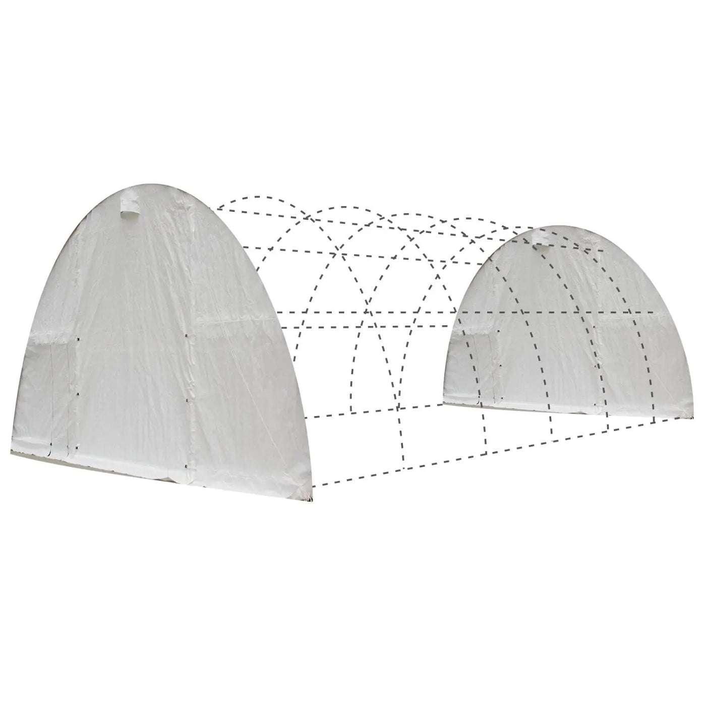 Front/Rear Panel with Roll-up Door for W30'xH15' Storage Shelter by Chery Industrial