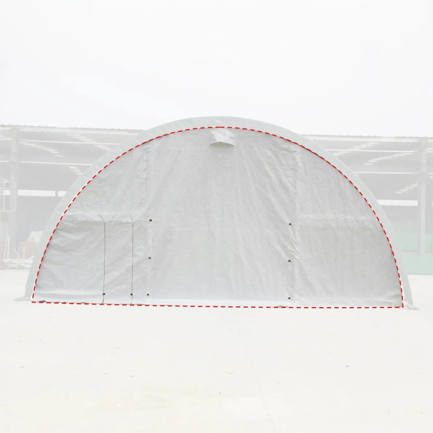 Front/Rear Panel with Roll-up Door for W30'xL85'xH15' Storage Shelter by Chery Industrial
