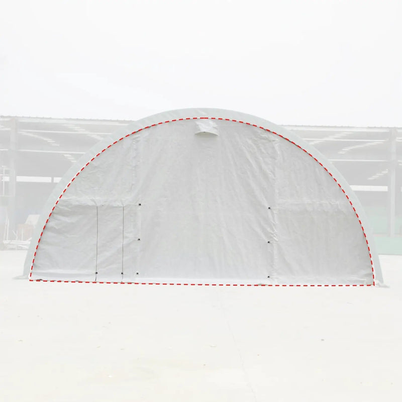 Front/Rear Panel with Roll-up Door for W30'xL85'xH15' Storage Shelter by Chery Industrial