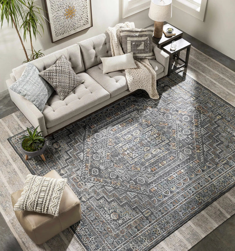 Akle Premium Hand Knotted Wool Area Rug - Clearance by Boutique Rugs
