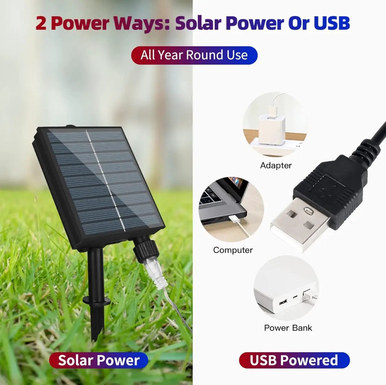 Oversize American Flag Solar Lights 420 Super Bright LEDs 2-in-1 Solar Powered and Plug in Flag Light by Outdoor Solar Outlet