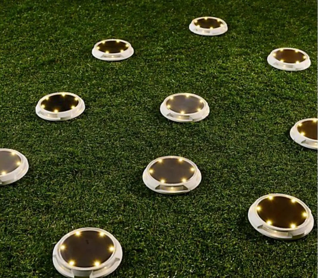 Energizer 10-pc Solar Disc Lights Multi-Direction 20 Lumen by Outdoor Solar Outlet