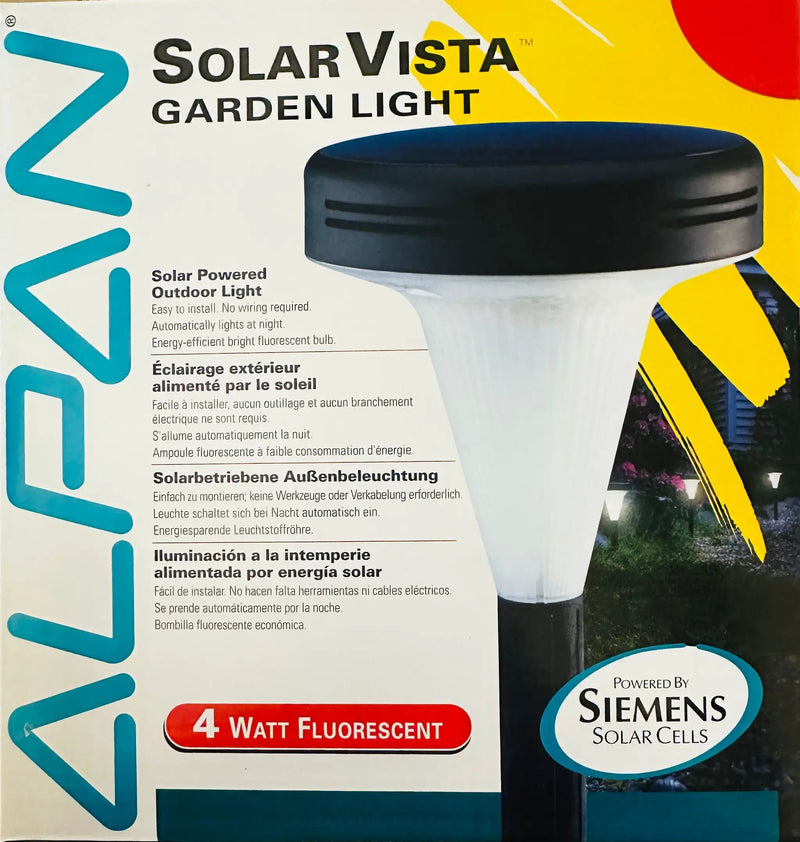 Siemens Vintage Bollard Solar Pathway Light 4 Watt 100 Lumen With Fluorescent Bulb 4 Pack by Outdoor Solar Outlet